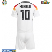 Deutschland Jamal Musiala #10 Heimtrikotsatz Kinder EM 2024 Kurzarm (+ Kurze Hosen)